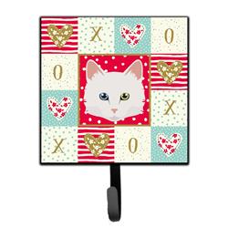 4.25 x 1 x 7 in. Turkish Angora Cat Love Leash or Key Holder