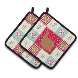 CK5347PTHD 7.5 x 7.5 in. Alpaca Suri Love Pair of Pot Holders