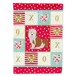 28 x 0.01 x 40 in. Havanese No.2 Love Canvas House Flag