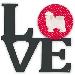 11.5 x 11.75 in. Bolognese Love Metal Artwork Wall Decor