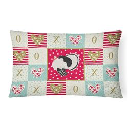 12 x 3 x 16 in. Royal Palm Turkey Love Canvas Fabric Decorative Pillow
