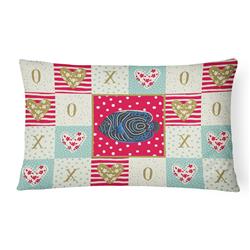 Picture of Carolines Treasures CK5469PW1216 12 x 3 x 16 in. Emperor Angelfish Love Canvas Fabric Decorative Pillow