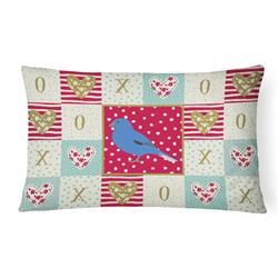 Picture of Carolines Treasures CK5510PW1216 12 x 3 x 16 in. Bunting Love Canvas Fabric Decorative Pillow