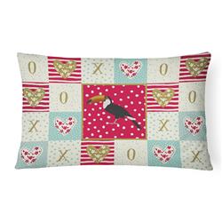 Picture of Carolines Treasures CK5517PW1216 12 x 3 x 16 in. Toucan Love Canvas Fabric Decorative Pillow