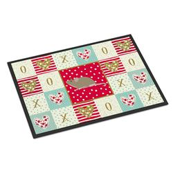 Picture of Carolines Treasures CK5450JMAT 24 x 36 in. Grey Domestic Mouse Love Indoor or Outdoor Mat