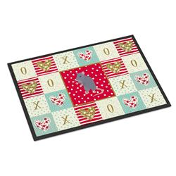 CK5457JMAT 24 x 36 in. Blue Rat Love Indoor or Outdoor Mat