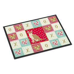 CK5789JMAT 24 x 36 in. Singapura Cat Love Indoor or Outdoor Mat