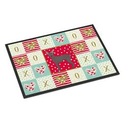Picture of Carolines Treasures CK5805JMAT 24 x 36 in. Abyssinian Sand Terrier Love Indoor or Outdoor Mat