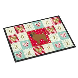 Picture of Carolines Treasures CK5806JMAT 24 x 36 in. Affenpinscher No.1 Love Indoor or Outdoor Mat