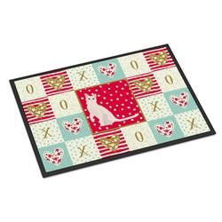Picture of Carolines Treasures CK5749MAT 18 x 27 in. Burmilla No.1 Cat Love Indoor or Outdoor Mat