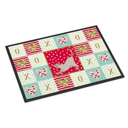 Picture of Carolines Treasures CK5798MAT 18 x 27 in. Thai Lilac Cat Love Indoor or Outdoor Mat