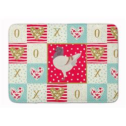 19 x 27 in. German Modena Pigeon Love Machine Washable Memory Foam Mat