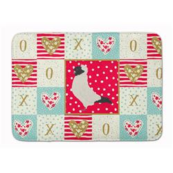 19 x 27 in. Nun Pigeon Love Machine Washable Memory Foam Mat