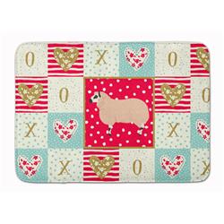 19 x 27 in. Kerry Hill Sheep Love Machine Washable Memory Foam Mat