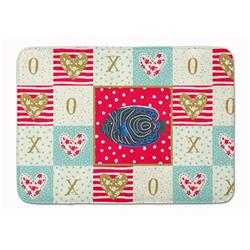 19 x 27 in. Emperor Angelfish Love Machine Washable Memory Foam Mat