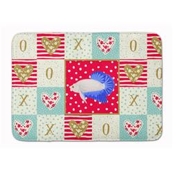 19 x 27 in. Plakat Betta Love Machine Washable Memory Foam Mat