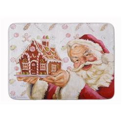 PJH3006RUG 19 x 27 in. Santa Claus a Home for the Holidays Machine Washable Memory Foam Mat
