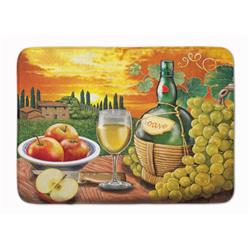 19 x 27 in. Soave, Apple, Wine & Cheese Machine Washable Memory Foam Mat