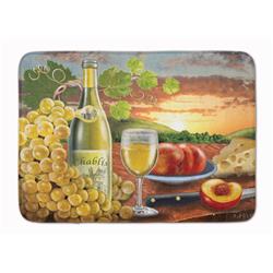 19 x 27 in. Chablis, Peach, Wine & Cheese Machine Washable Memory Foam Mat