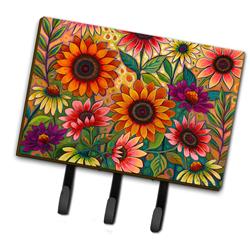 6 x 2 x 9 in. Fall Sunflower Surprise Leash or Key Holder
