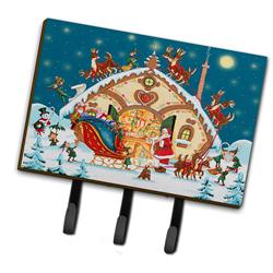 PJH3004TH68 6 x 2 x 9 in. Santa Claus Loading the Sleigh Leash or Key Holder