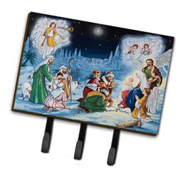 PJH3005TH68 6 x 2 x 9 in. Nativity Born in Bethlehem Leash or Key Holder