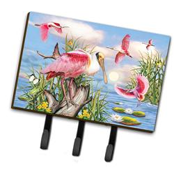 6 x 2 x 9 in. Roseate Spoonbill Leash or Key Holder
