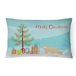 Picture of Carolines Treasures CK4668PW1216 12 x 3 x 16 in. Oregon Rex Cat Merry Christmas Canvas Fabric Decorative Pillow