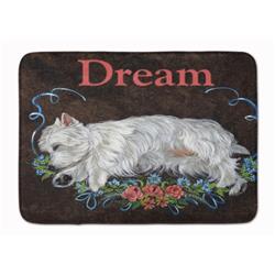 19 x 27 in. Westie Dream Machine Washable Memory Foam Mat