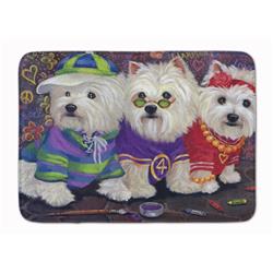 19 x 27 in. Westie Free Spirits Machine Washable Memory Foam Mat