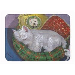 19 x 27 in. Westie Precious Toto Machine Washable Memory Foam Mat