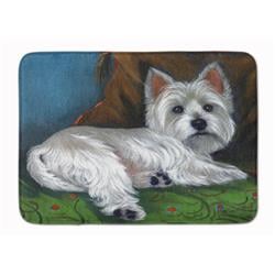 19 x 27 in. Westie Wake Up Machine Washable Memory Foam Mat