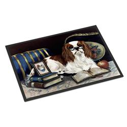 18 x 27 in. Cavalier Spaniel Perfect Student Indoor or Outdoor Mat