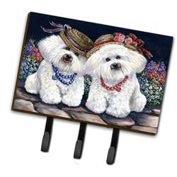 6 x 2 x 9 in. Bichon Frise Sisters Leash or Key Holder