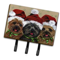 6 x 2 x 9 in. Cairn Terrier Christmas Ceaser & Co Leash or Key Holder