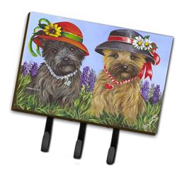 6 x 2 x 9 in. Cairn Terrier Sisters Leash or Key Holder