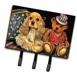 PPP3256TH68 6 x 2 x 9 in. Cocker Spaniel Annie & Henri Leash or Key Holder