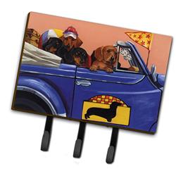 6 x 2 x 9 in. Dachshund Dachsmobile Leash or Key Holder