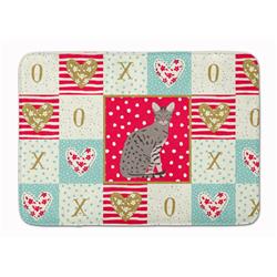 19 x 27 in. Ocicat Cat Love Machine Washable Memory Foam Mat