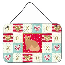 8 x 12 in. Selkirk Rex Cat Love Wall or Door Hanging Prints