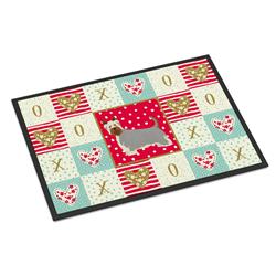 Picture of Carolines Treasures CK5811JMAT 24 x 36 in. Australian Silky Terrier No.2 Love Indoor or Outdoor Mat