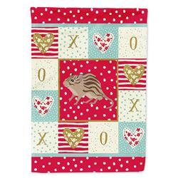 11 x 0.01 x 15 in. Zebra Mouse Love Garden Flag