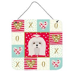 6 x 6 in. Maltese Love Wall or Door Hanging Prints