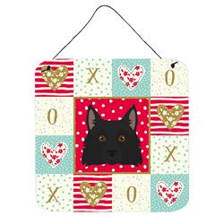 6 x 6 in. Schipperke Love Wall or Door Hanging Prints