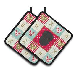 CK5180PTHD 7.5 x 7.5 in. Affenpinscher Love Pair of Pot Holders