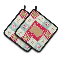 CK5398PTHD 7.5 x 7.5 in. Lincoln Longwool Sheep Love Pair of Pot Holders