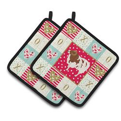 CK5402PTHD 7.5 x 7.5 in. Jacob Sheep Love Pair of Pot Holders