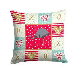 14 x 3 x 14 in. Rhea Love Fabric Decorative Pillow