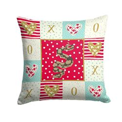 14 x 3 x 14 in. Python Fabric Decorative Pillow
