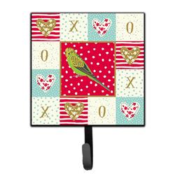 4.25 x 1 x 7 in. Budgerigar Love Leash or Key Holder
